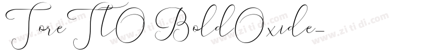 ToreTtO BoldOxide字体转换